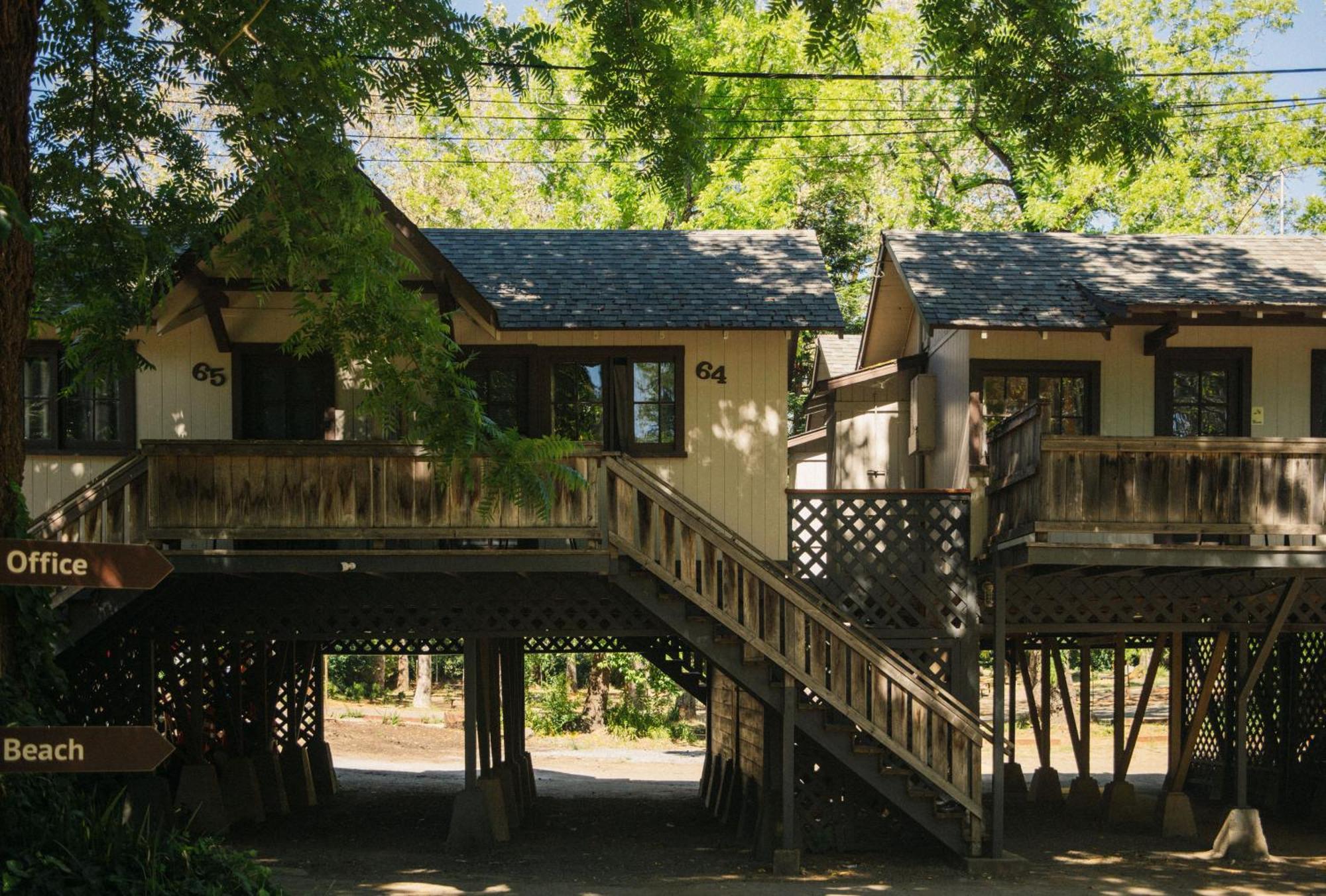 Johnson'S Beach Cabins And Campground Guerneville Bagian luar foto